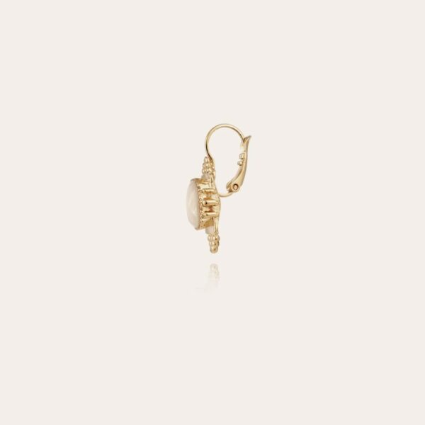 Gas Bijoux Serti Talisman Earring Mother of Pearl - Image 3