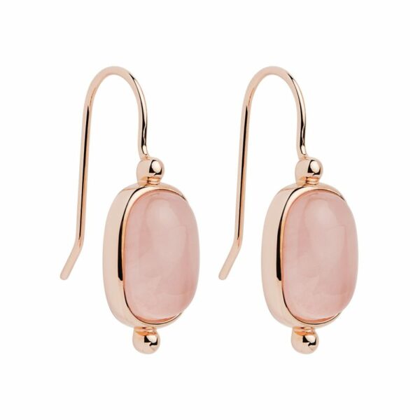 Najo Fleur Rose Quartz Earrings