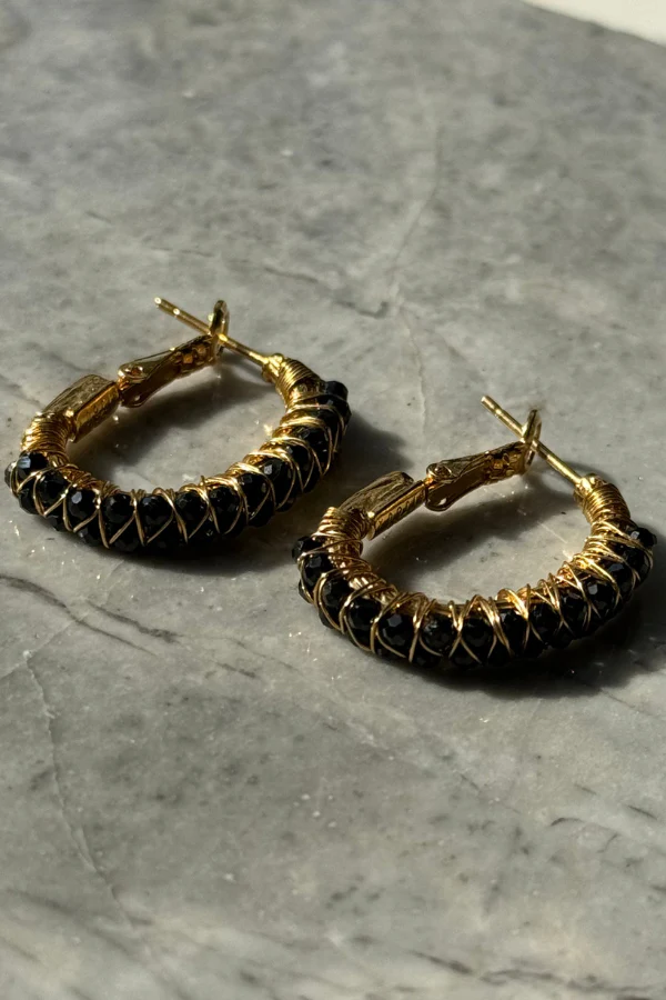 Gas Bijoux Creole Lyre Hoop Earrings - Image 6