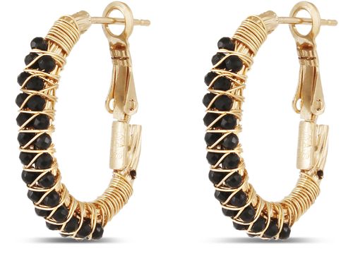 Gas Bijoux Creole Lyre Hoop Earrings - Image 13