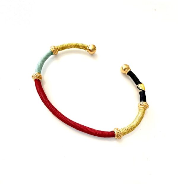 Gas Bijoux Zanzifull Cuff Red