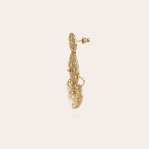 Gas Bijoux Eclipse Sequin Earrings – Gold - Image 2